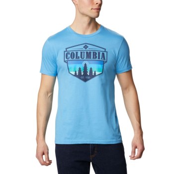 Columbia Switchback, Camiseta Azules Para Hombre | 453018-EQI